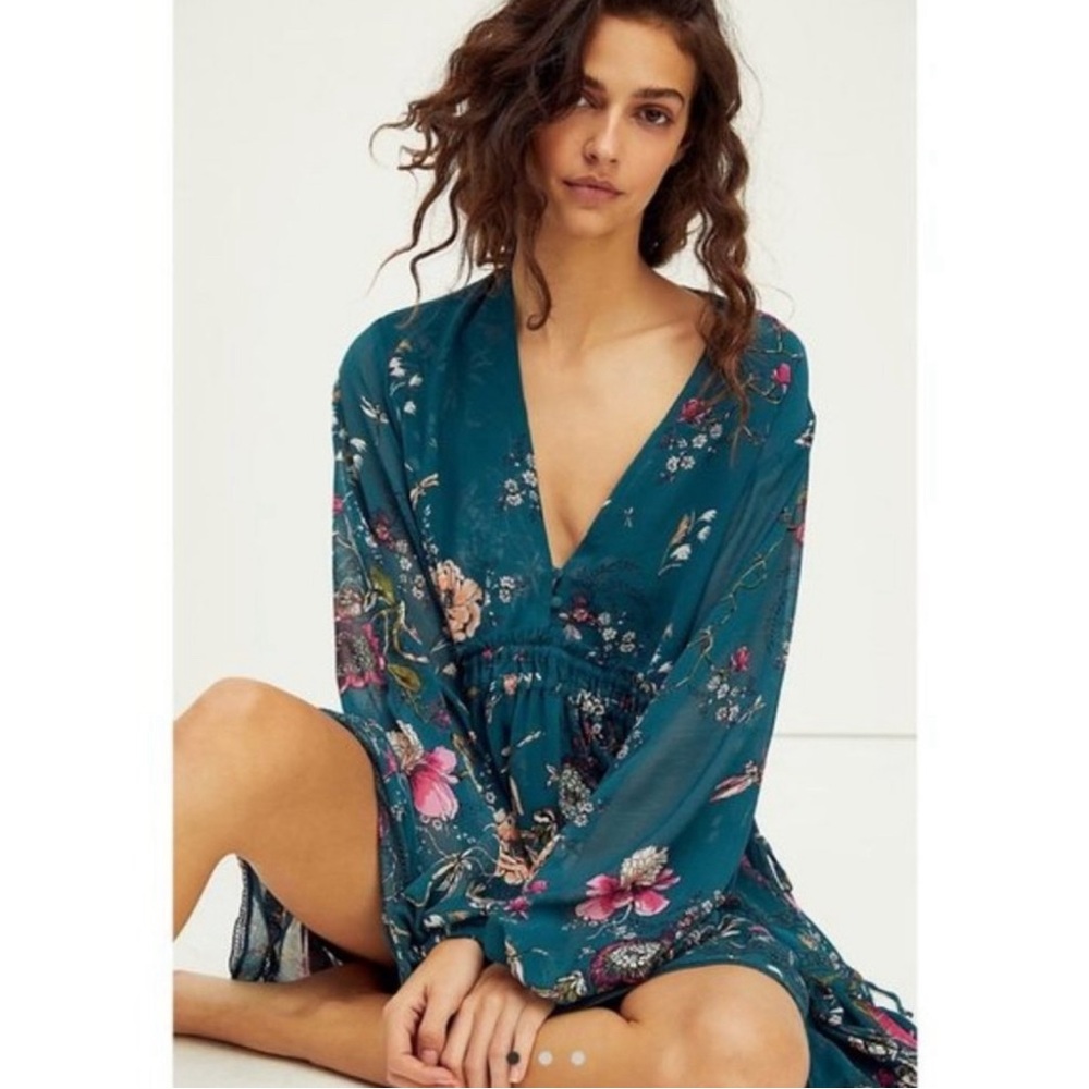 NWOT Free People Cherry Blossom Dress
